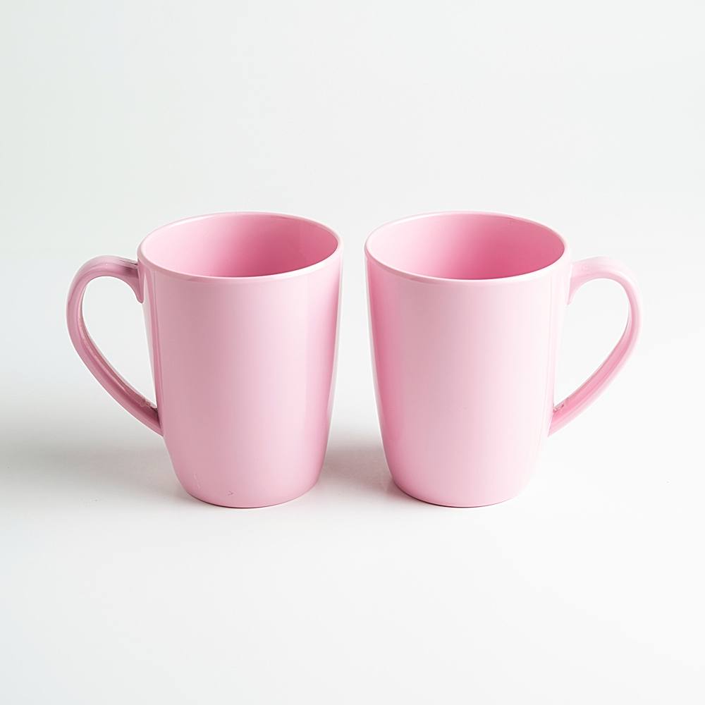 Superware Pure Melamine Coffee Mug (Pink) - Set Of 2 - 1 Unit