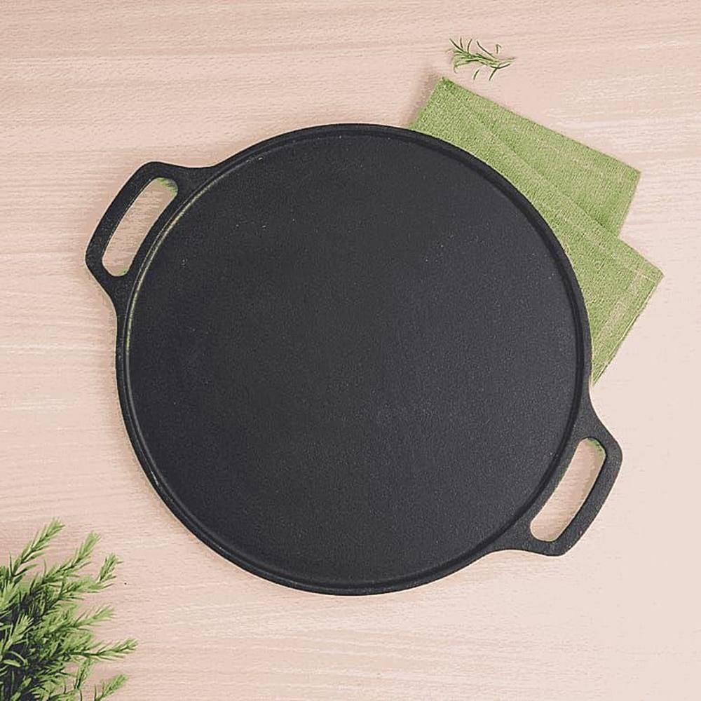 The Indus Valley Cast Iron Pre-Seasoned Dosa Tawa - (12 Inch) - 1 Unit