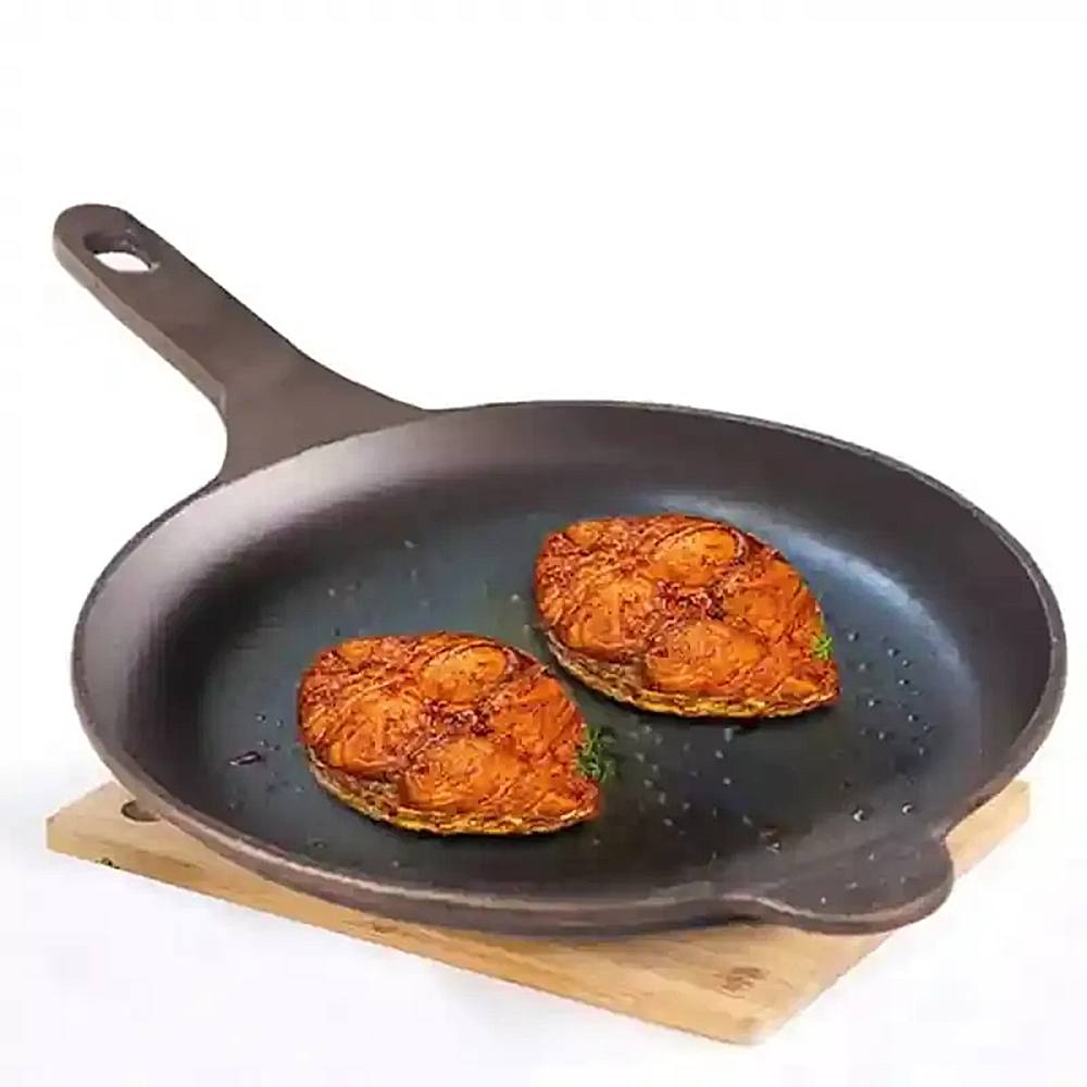 The Indus Valley Cast Iron Super Smooth Fry Pan - 9.7 Inch - 1 Unit