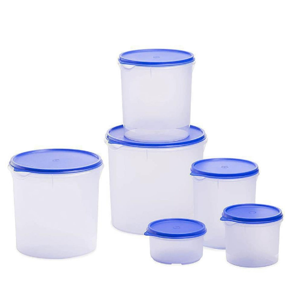 Varmora Magnum Round Container Set (Blue) - 6 Container - 6 U