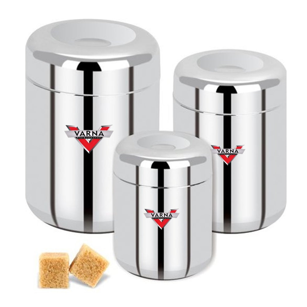 Varna Apple Shape Ubha Dabba - Set of 3 - 3 U