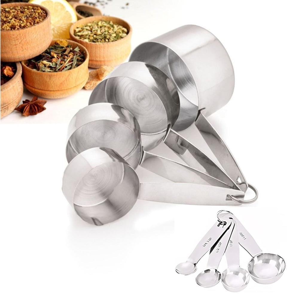 Varna Measuring Cups & Spoons - Set of 8 - 8 U