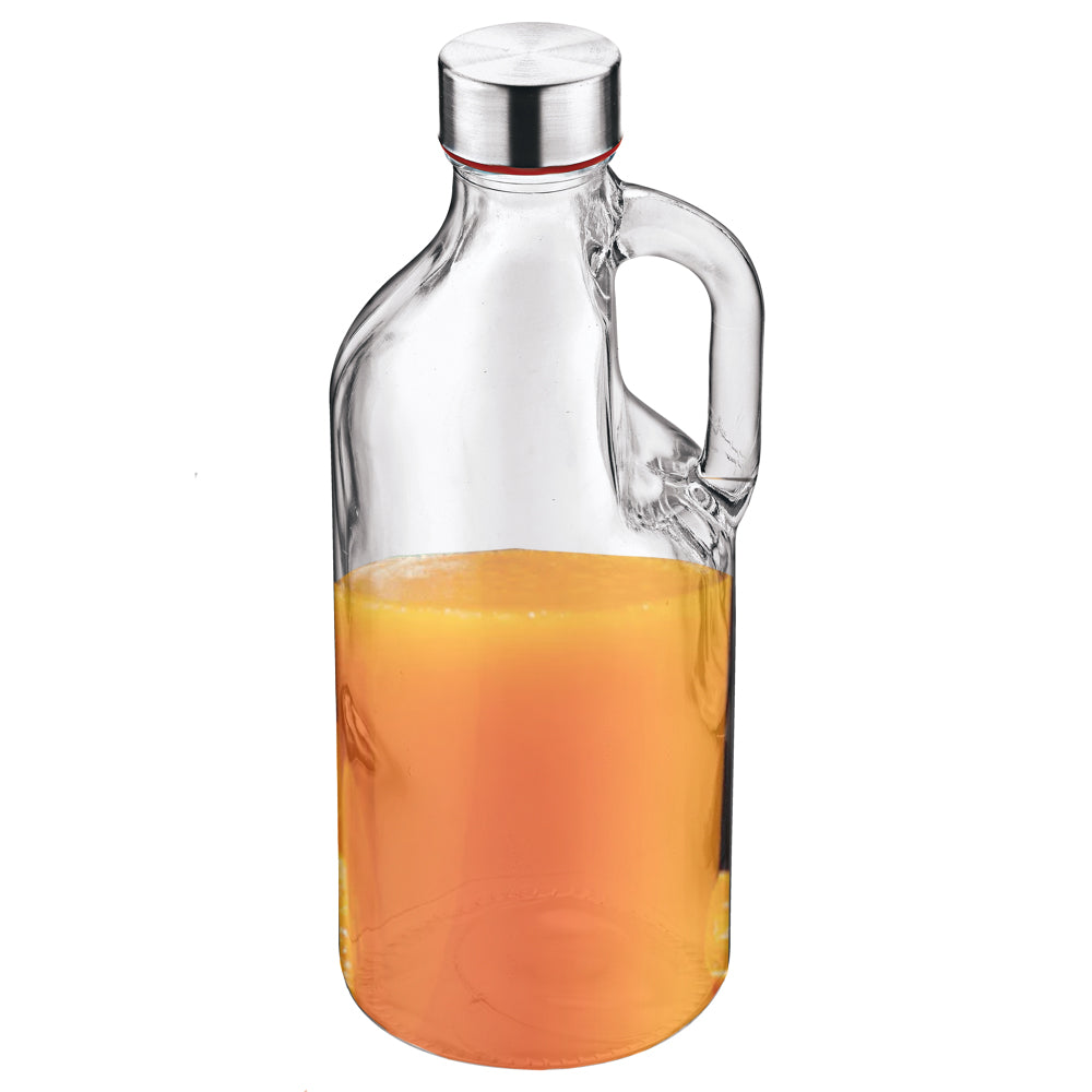 White Gold Glass Bottle (WG-11162) - 1 L - 1 U