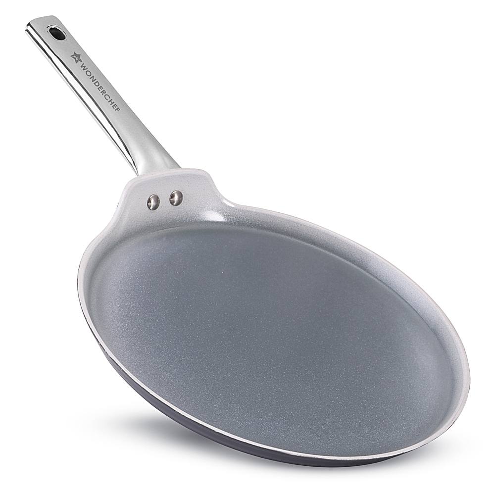 Wonderchef Eco-Glide Ceramic Coated Dosa Tawa (Grey) - 28Cm - 1 Unit