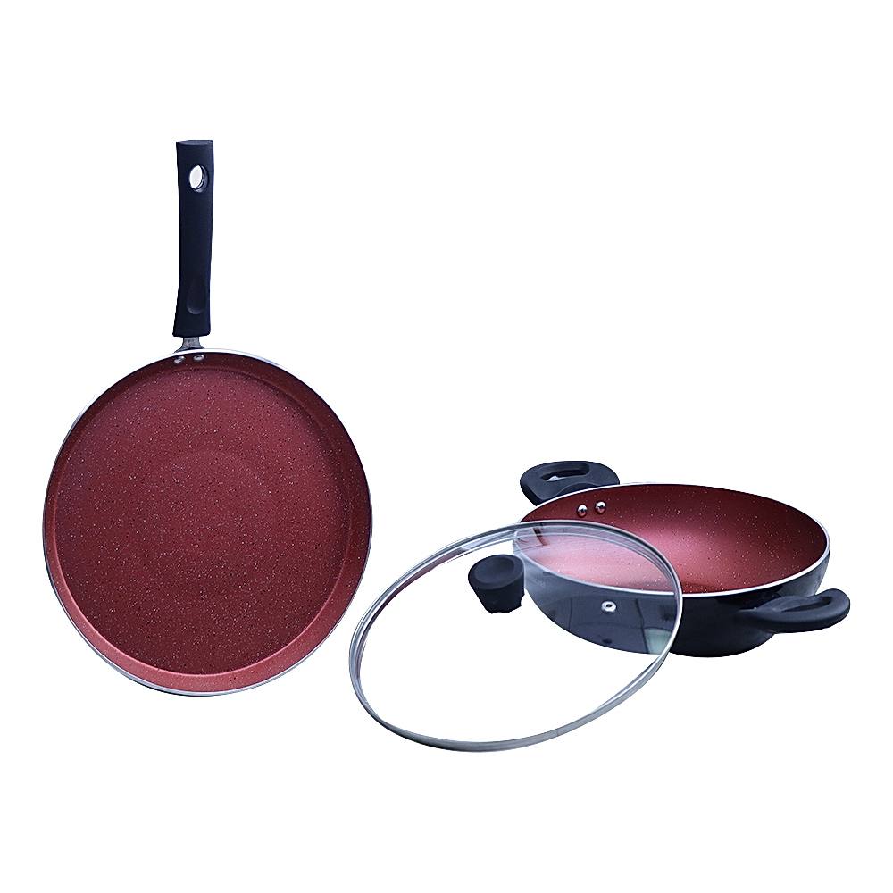 Wonderchef Evita Non-Stick Cookware Set - 3 Pieces - 3 U