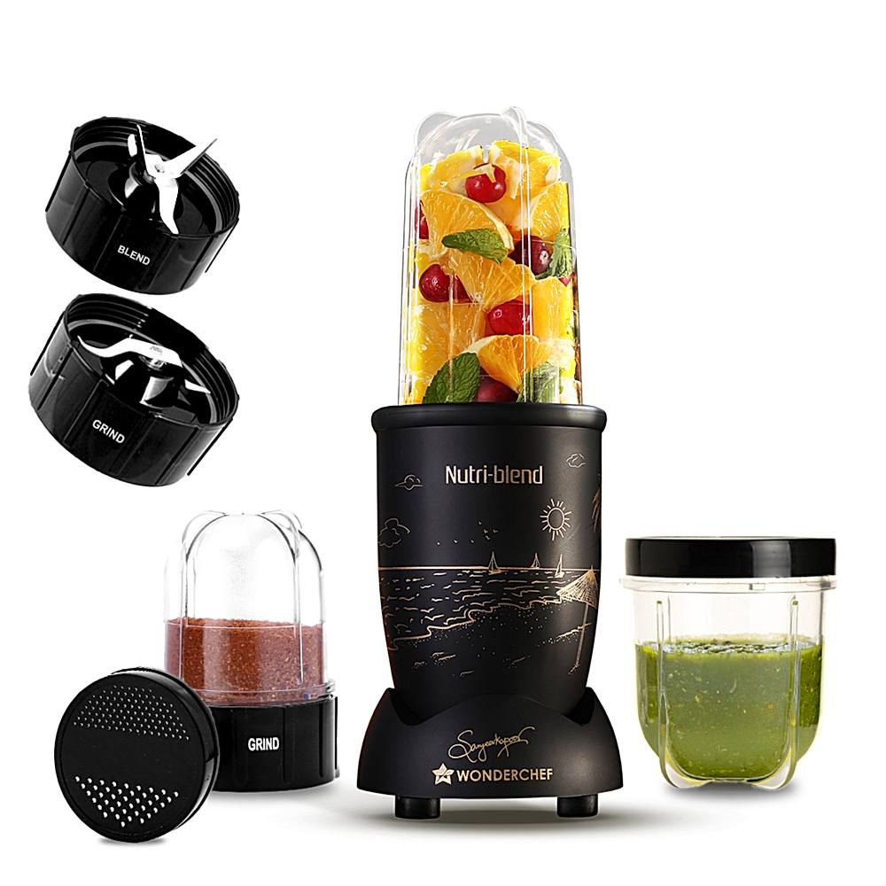 Wonderchef Nutri-Blend Mist 500W Mixer Grinder (Black) - 1 Unit