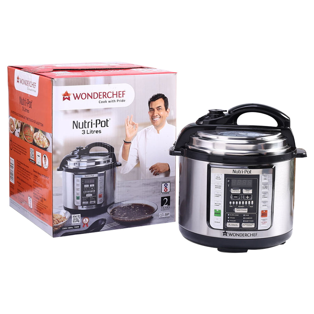 Wonderchef Nutri-Pot Electric Pressure Cooker - 3 L