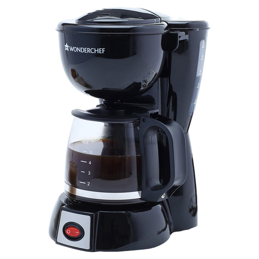 Wonderchef Onyx Brew Coffee Machine (Black) - 600 W - 1 U