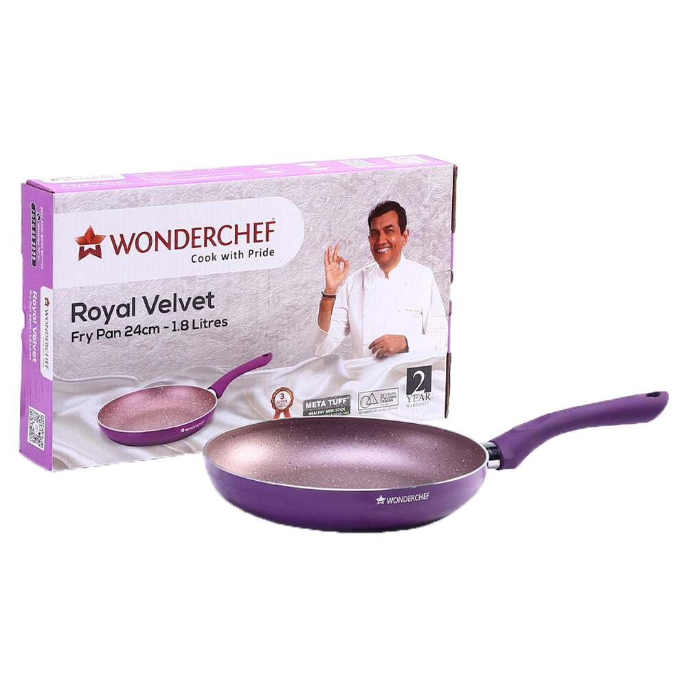 Wonderchef Royal Velvet 24 cm Fry Pan - 1 U