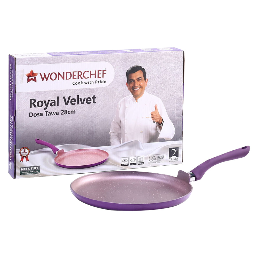 Wonderchef Royal Velvet 28 cm Dosa Tawa - 1 U