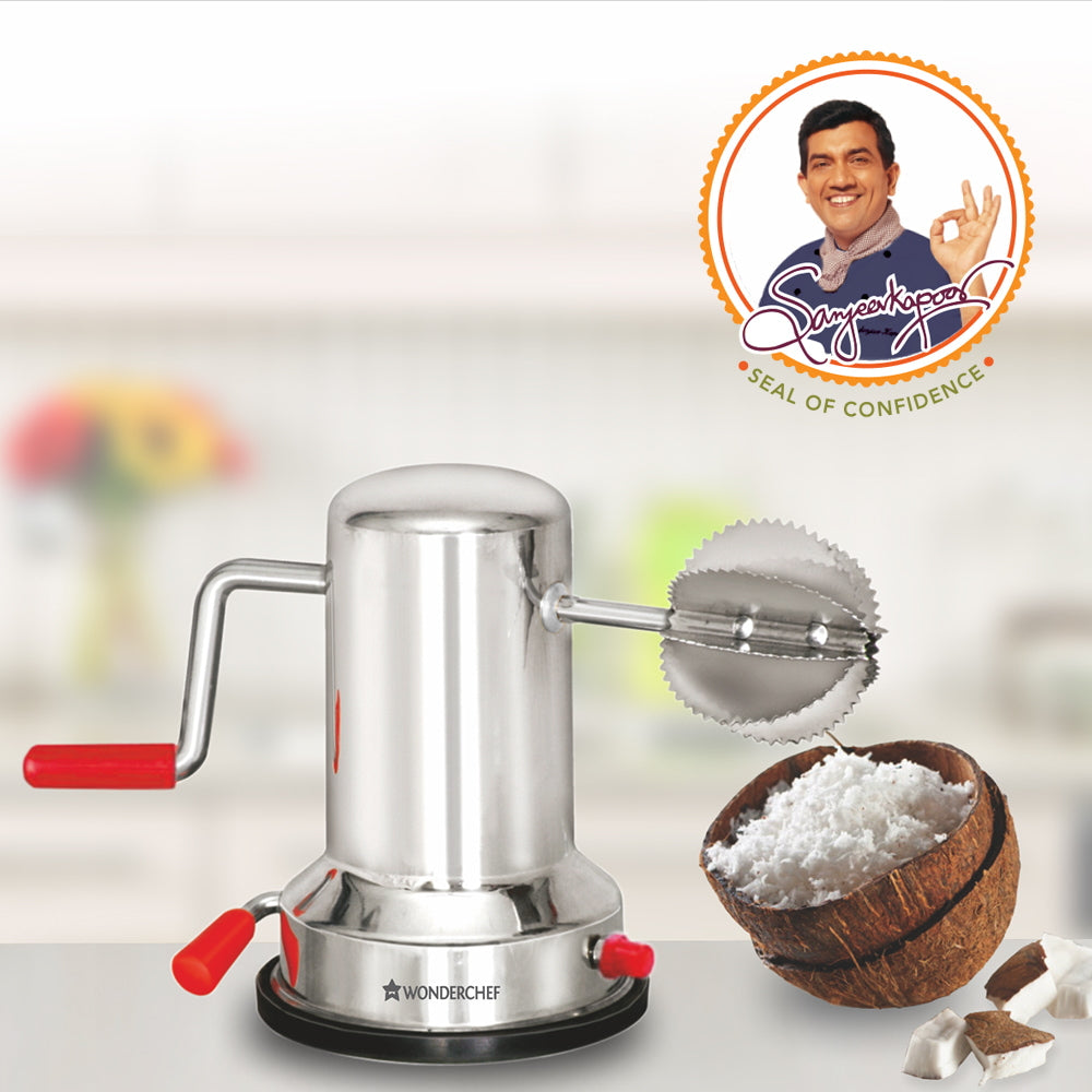 Wonderchef Stainless Steel Coconut Scraper - Silver - 1 U