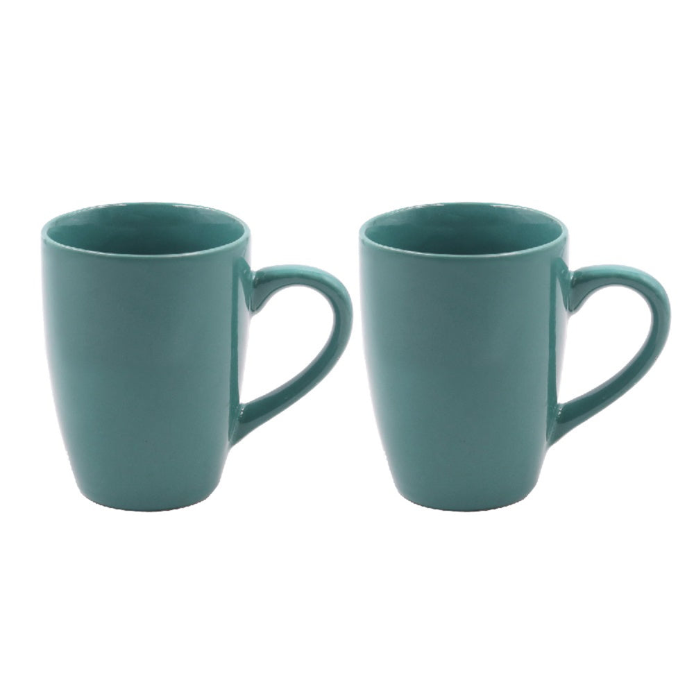 Yamasin Supreme Ceramic Mug (Green) - Set Of 2 - 1 U