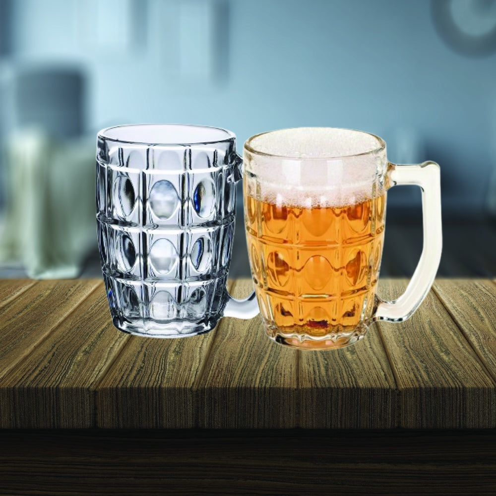 Yera Beer Mugs (BM12O) - 380 ml (2 Pieces) - 1 U