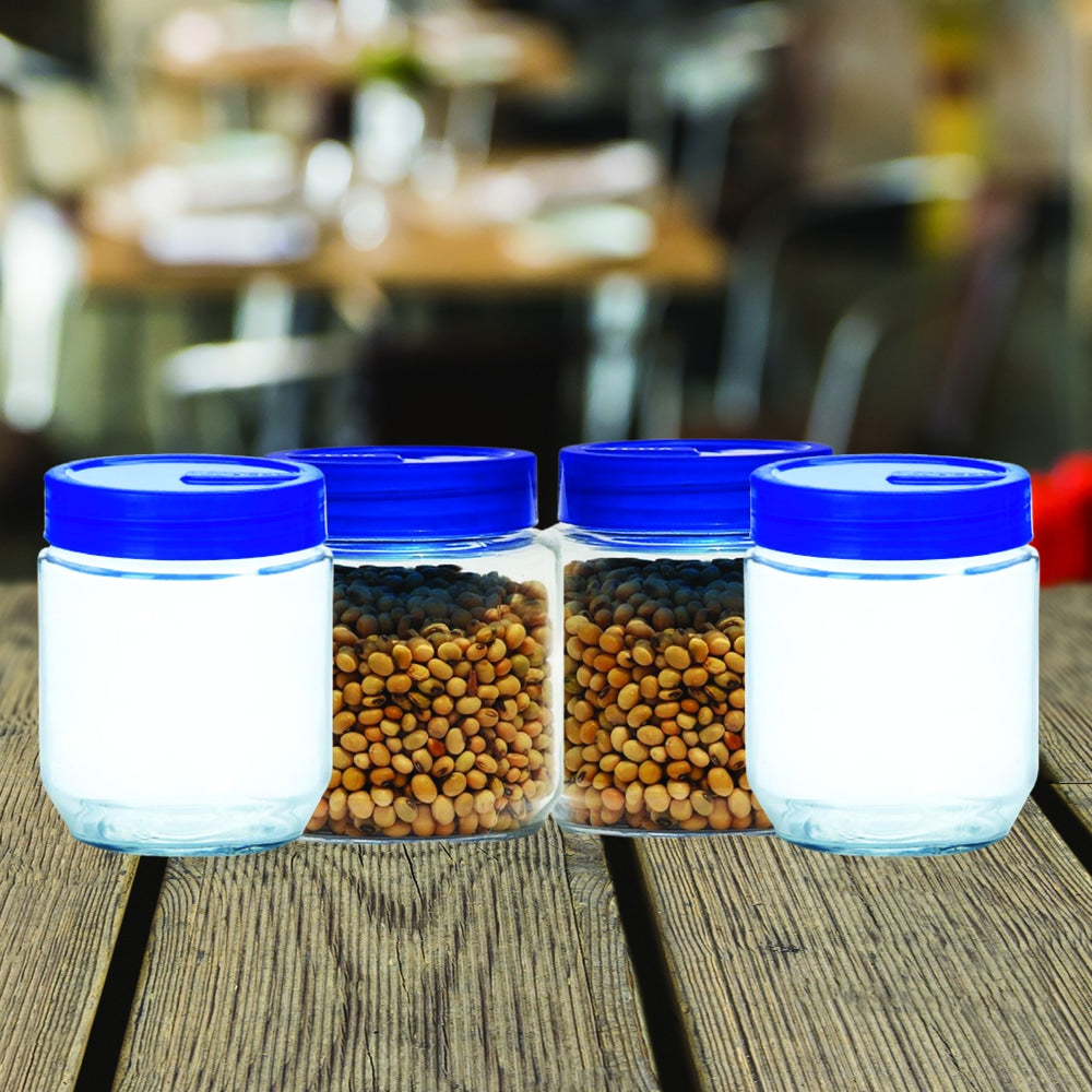 Yera K-Series KR 600 Glass Jar Set With Lid (4 Pieces) - 1 U