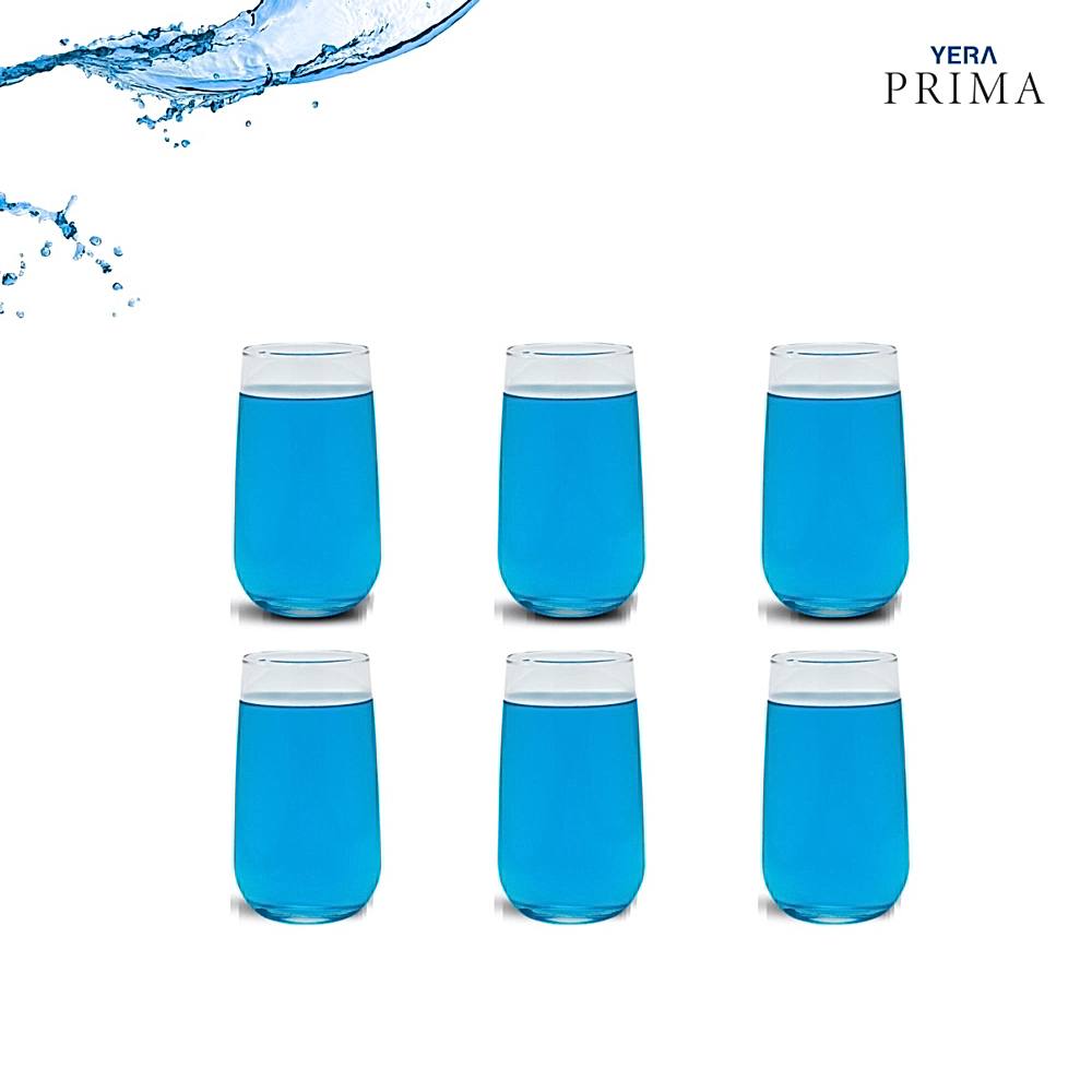 Yera Prima Glass Tumbler (260ml) - Set Of 6 - 1 U