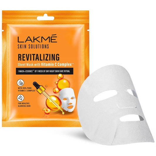 Lakme Skin Solutions Revitalizing Sheet Mask with Vitamin C Complex - 25ml