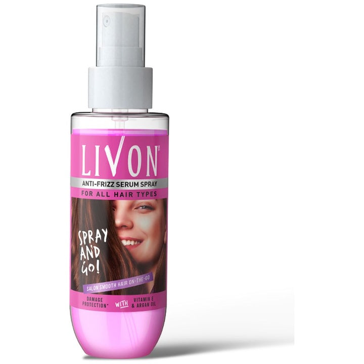Livon Shake & Spray Hair Serum For Frizz-free Smooth & Glossy Hair on-the-go - 100ml