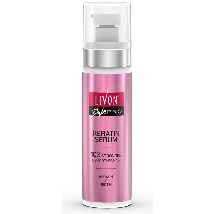 Livon Style Pro Keratin Hair Serum For 10X Stronger Hair With Keratin & Biotin 100ml
