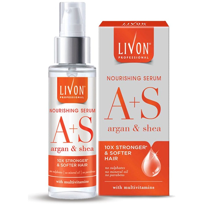 Livon Professional Argan & Shea Nourishing Serum for Frizz-free Hair - 100ml