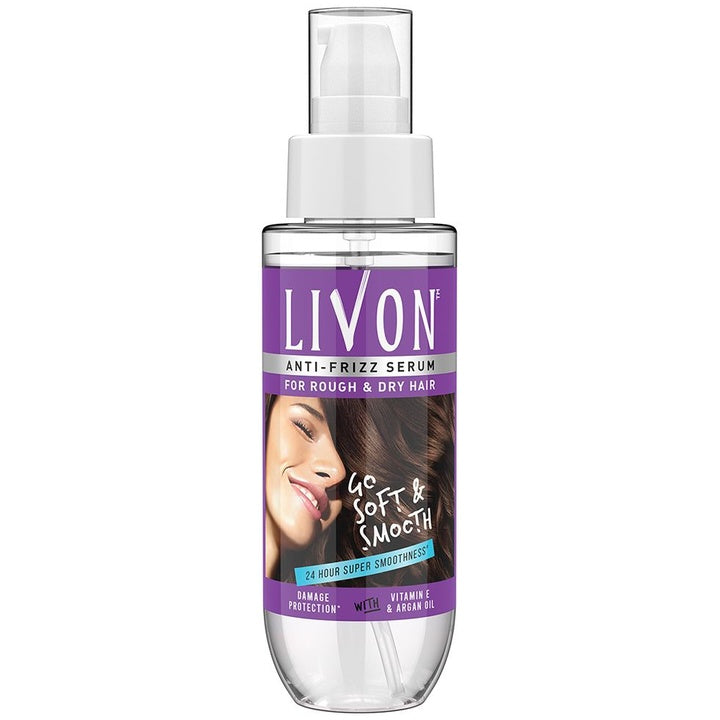 Livon Hair Serum For Dry & Rough Hair For 24 Hour Frizz-free Smoothness - 100ml