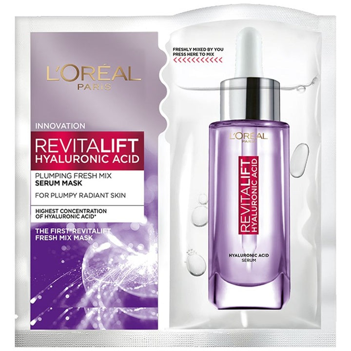 LOreal Paris Revitalift Hyaluronic Acid Plumping Fresh Mix Serum Sheet Mask - 33g