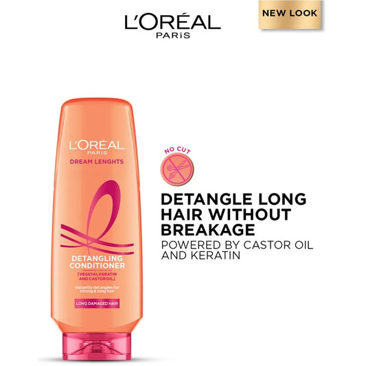 LOreal Paris Dream Lengths Detangling Conditioner with Vegetal Keratin - 175 ml