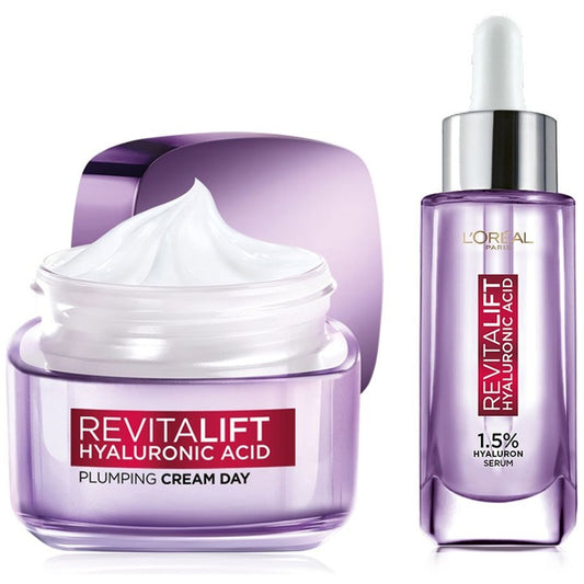 LOreal Paris Revitalift 1.5% Hyaluronic Acid Serum & Plumping Day Cream