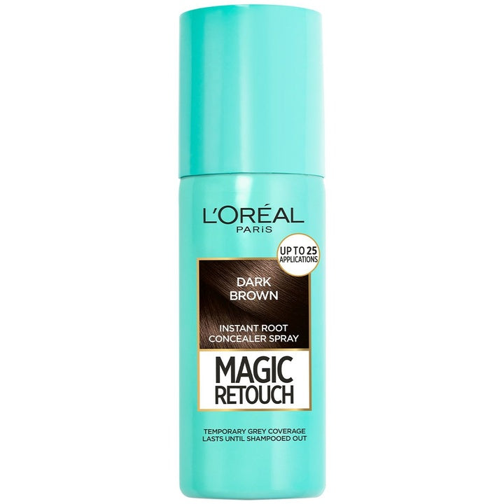 LOreal Paris Magic Retouch Instant Root Concealer Spray 75ml - Dark Brown