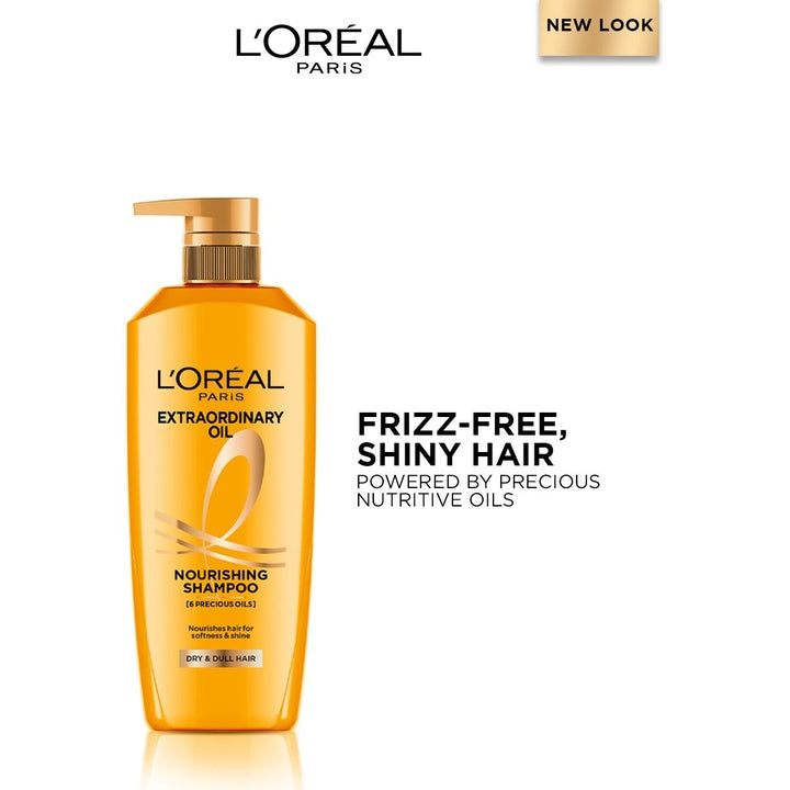 LOreal Paris Extraordinary Oil Nourishing Shampoo For Dry & Dull Hair - 650 ml