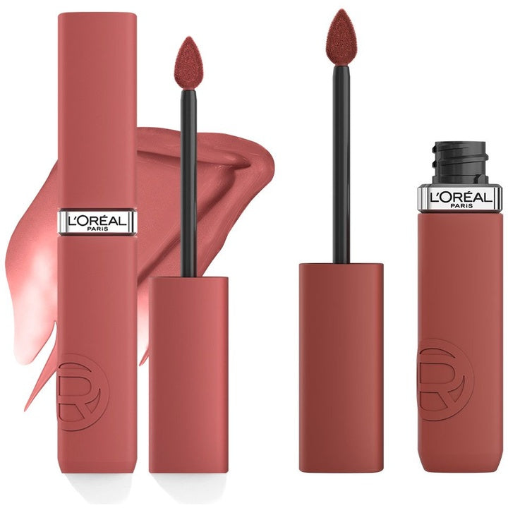LOreal Set Of 2 Infallible Liquid Lipsticks 5ml Each Lazy Sunday 150 & Worth It Medium 635