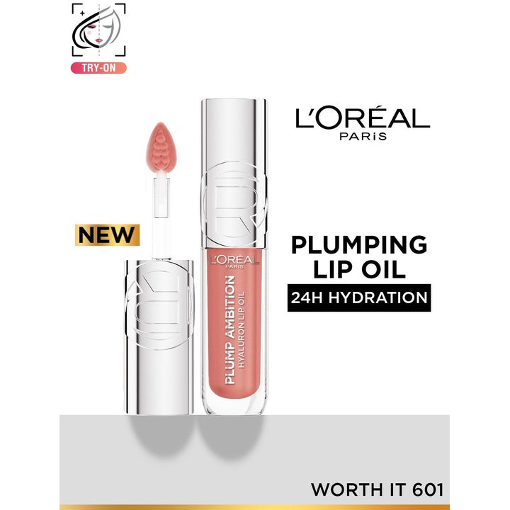 LOreal Paris Plump Ambition Hyaluron 24H Hydration Plumping Lip Oil 5 ml - Worth It 601