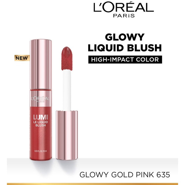 LOreal Lumi Le Liquid Radiant & Glowy Finish Blush 10g - Worth It Medium 635