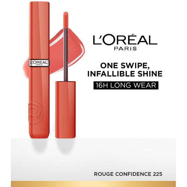 LOreal Paris Infallible Laque Resistance Liquid Lipstick 4 ml - Rouge Confidence 225