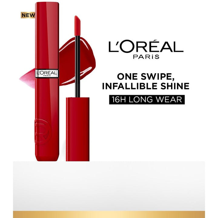 LOreal Paris Infallible Laque Resistance Longwear Liquid Lipstick 4ml - Le Rouge Paris 420