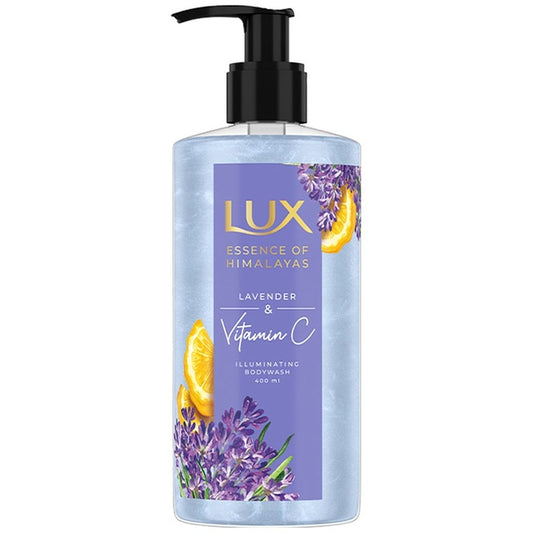 LUX Essence of Himalayas Lavender & Vitamin C Illuminating Shimmer Body Wash - 400ml