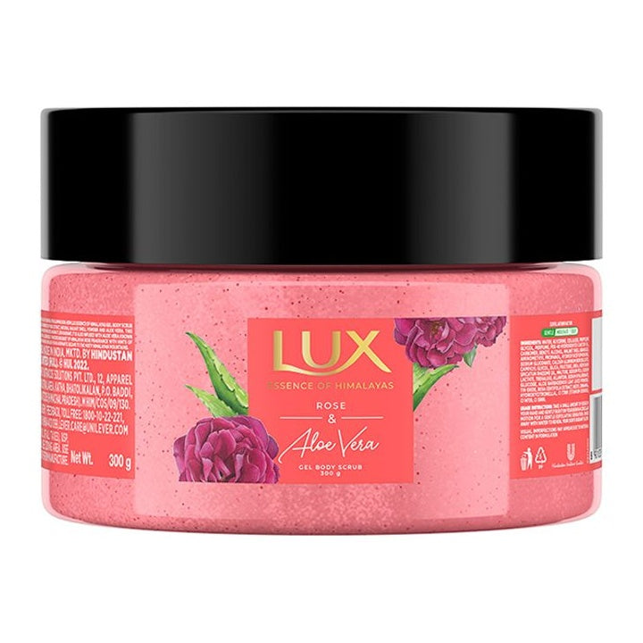 LUX Essence of Himalayas Rose & Aloe Vera Gel Body Scrub - 300g