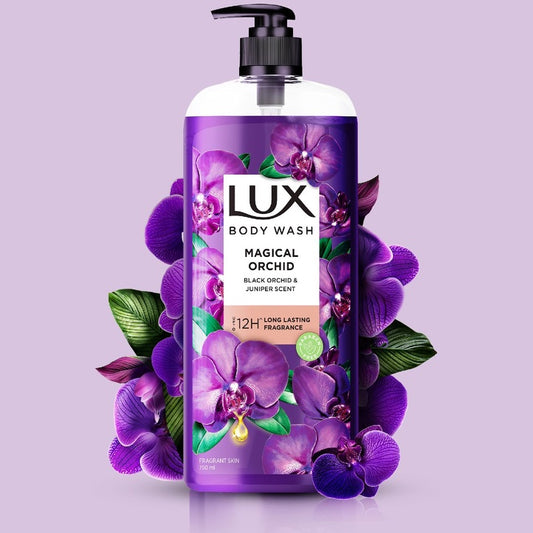 LUX Magical Orchid Bodywash with Black Orchid & Juniper Oil - 750 ml