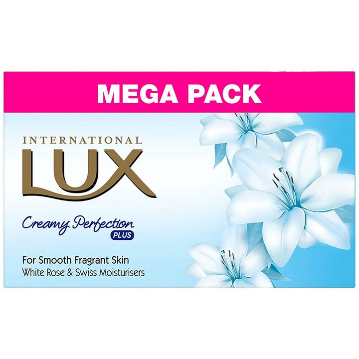 LUX Set Of 4 International Creamy Perfection Plus Moisturizer Bathing Soap - 500g