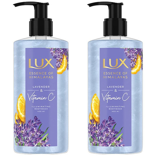 LUX Set Of 2 Essence of Himalayas Illuminating Shimmer Body Wash - 400ml Each