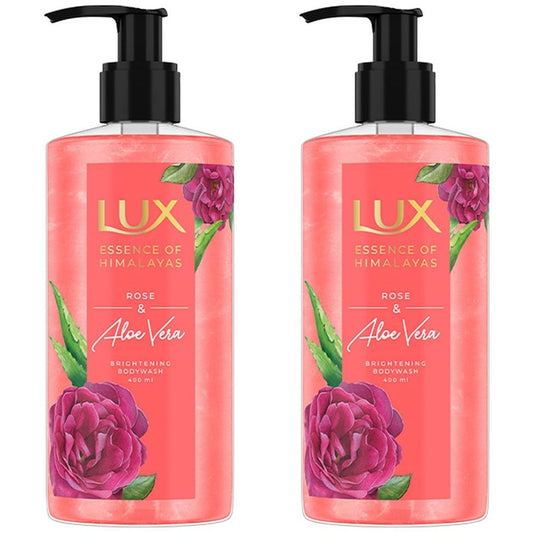 LUX Set Of 2 Essence of Himalayas Brightening Dual Tone Shimmer Body Wash - 400ml Each
