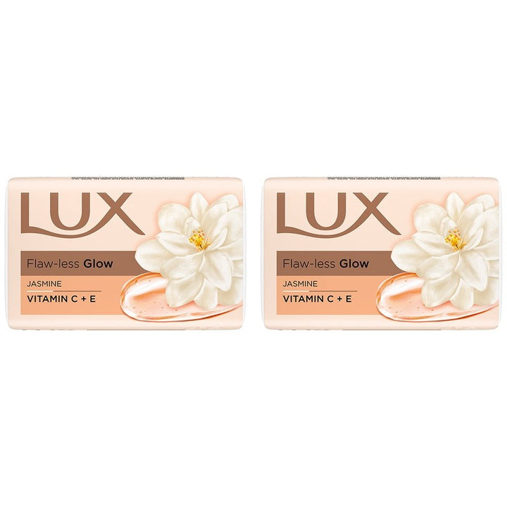 LUX Set of 6 Flaw-Less Glow Jasmine Soap wit Vitamin C & E - 150 g Each