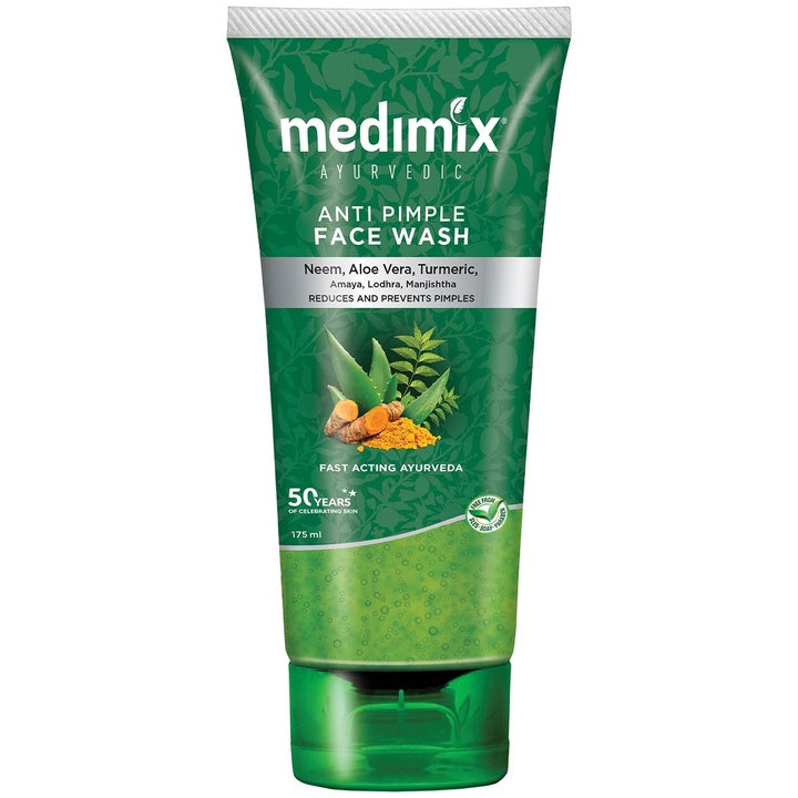 medimix AYURVEDIC Anti Pimple Face Wash with Neem & Aloevera - 175 ml
