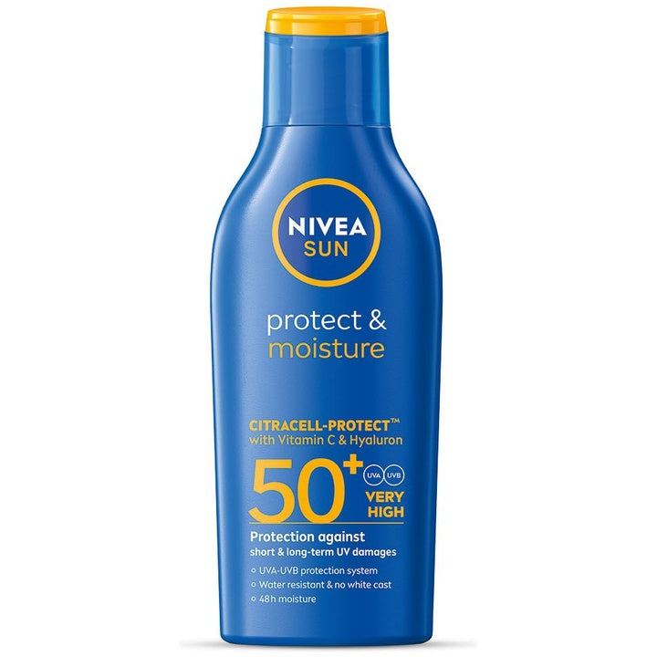Nivea Sun Protect & Moisture SPF 50+ Moisturising Sun Lotion 125 ml