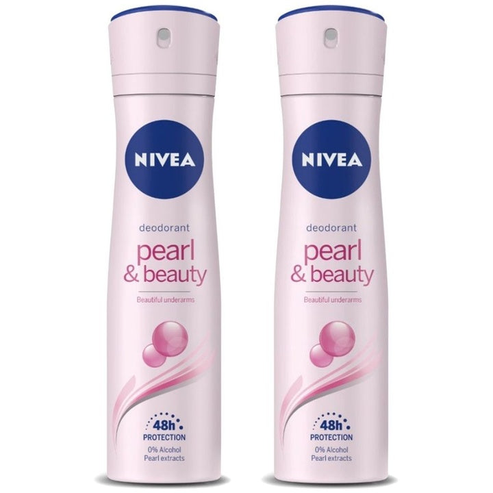 Nivea Women Set of 2 Pearl & Beauty Deo for Beautiful Underarms - 92 g Each