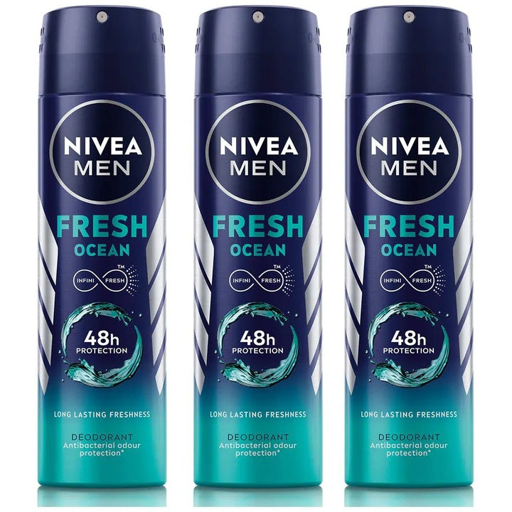 Nivea Men Set of 3 Fresh Ocean Original Deodorant - 93g each