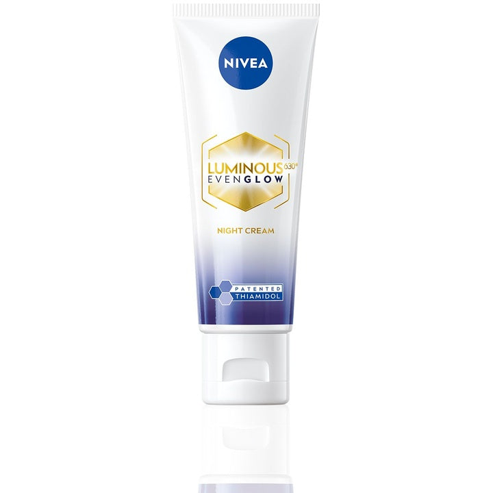 Nivea Luminous Even Glow Night Cream with Thiamidol & Hyaluronic Acid to Reduce Dark Spot