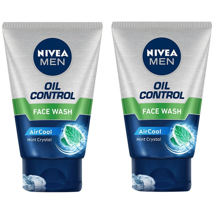Nivea Men Set Of 2 Oil Control Face Wash with Whitening Effect - 100 ml each