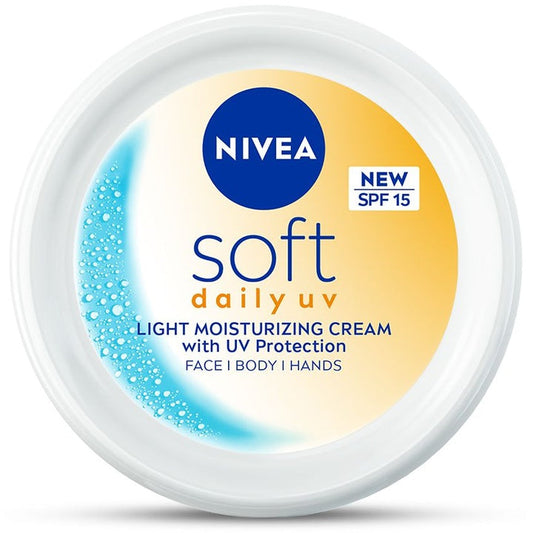 Nivea Soft Daily UV SPF-15 Light Moisturizing Cream - 300ml