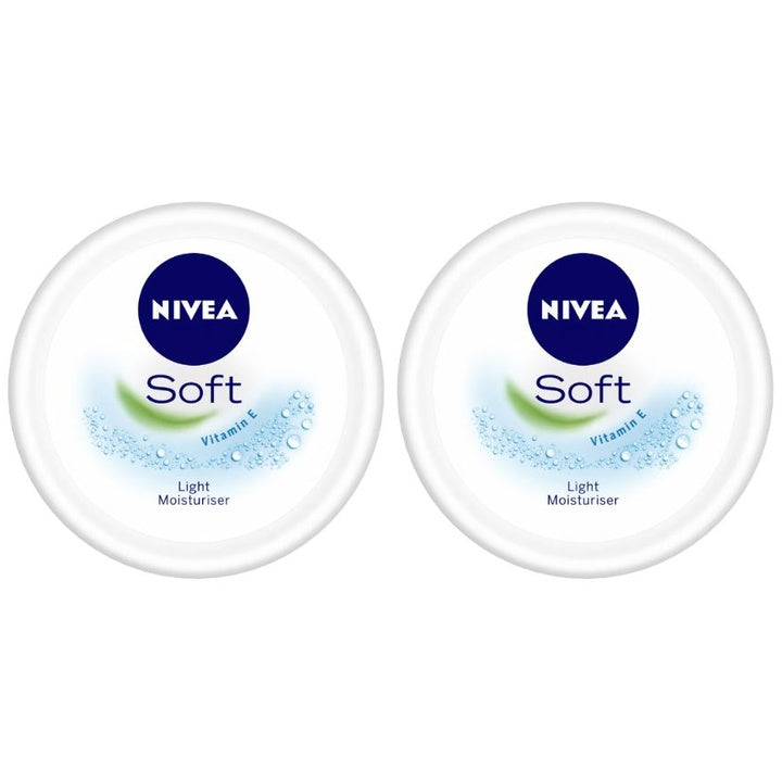 Nivea Set of 2 Soft Cream Light Moisturiser 100ml