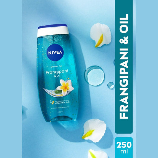 Nivea Frangipani & Oil Shower Gel - Refreshing Scent of Frangipani Flower 250ml